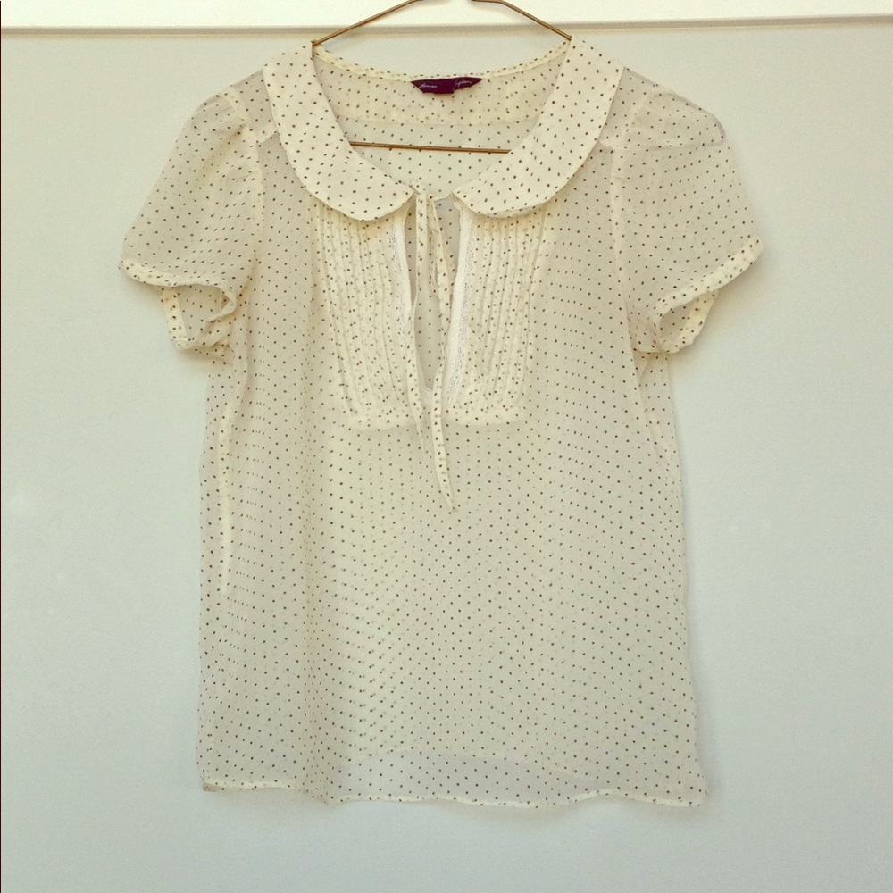 American eagle sheer polkadot blouse!!!!! ❤️